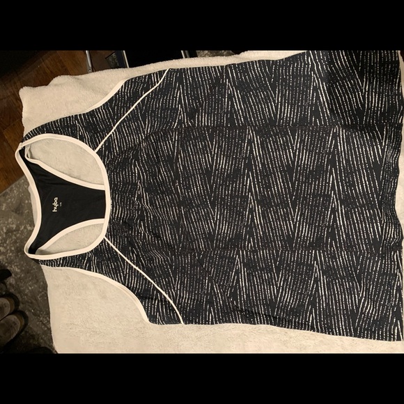 Hyba Racerback Yoga Tank Black & White Size Large - Picture 7 of 10